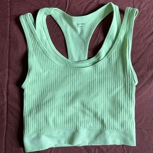 Gully hicks neon green sports bra